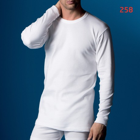 Abanderado Termal Algodón Invierno Cuello Uve Camiseta térmica para Hombre 